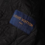 Louis Vuitton Rhinestone Silk Waistband Varsity Jacket 251023