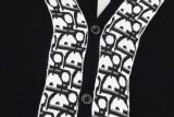 Dior Oblique Jacquard Knit Zip Cardigan Coat 251023