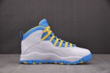 Air Jordan 10 Retro HOH White/Blue