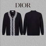 Dior Oblique Jacquard Knit Zip Cardigan Coat 251023