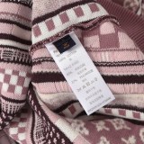 Louis Vuitton Jacquard Half-Zip Long-Sleeve Knit Shirt 251023