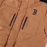 MLB New York Yankees Micro Logo Wool Sweater (Gen 2) / OEM Mid-Length Down Brown Jacket 251023