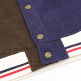 Thom Browne Two-Tone Panel Varsity Jacket 251029