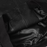 Louis Vuitton 25SS New Embossed Monogram Leather Panel Hybrid Jacket 251029