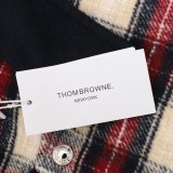 Thom Browne 4-Bar Stripe Panel Varsity Jacket 251029