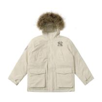 MLB Big Logo Big Fur Collar Thick Puffer Down Jacket 251029