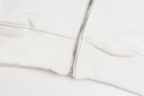 Chrome Hearts Horseshoe Cross Print Drawstring Hooded Jacket 251029