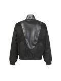 Louis Vuitton Monogram Appliqué Patchwork Leather Jacket 251106