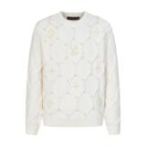 Louis Vuitton New Cable-Knit Wool Blend Crewneck Sweater 251106