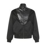 Louis Vuitton Monogram Appliqué Patchwork Leather Jacket 251106