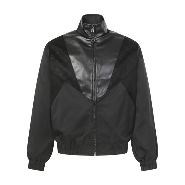 Louis Vuitton Monogram Appliqué Patchwork Leather Jacket 251106