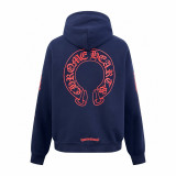 Chrome Hearts Horseshoe Arm Hooded Jacket (Blue) 251106