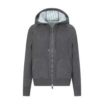 Dior Reversible Jacquard Cashmere Knit Hoodie 251106