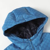 Gucci 25 Fall/Winter Gradient All-Over Print Zip-Up Cotton Down Jacket