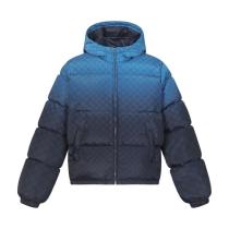 Gucci 25 Fall/Winter Gradient All-Over Print Zip-Up Cotton Down Jacket Gucci 25 Fall/Winter Gradient All-Over Print Zip-Up Cotton Down Jacket