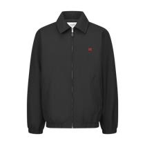 Celine Triomphe Embroidered Zip-Up Jacket (Black) Celine Triomphe Embroidered Zip-Up Jacket (Black)