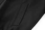 Celine Triomphe Embroidered Zip-Up Jacket (Black)