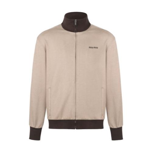 Miu Miu Atheneum Pop-Up Series Color-Block Zip Jacket 251119