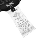 Fendi All-Over FF Print Reversible Down Jacket (Gray) 251119