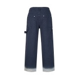 Gucci Tonal Jacquard Gradient Denim Jeans 251119