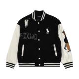 Ralph Lauren Horse Logo Embroidery Panel Varsity Jacket 251119