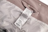 Dior Suede & Leather Sleeve Friend Embroidery Baseball Jacket 251204