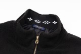 Louis Vuitton Monogram Shearling Fleece Stand Collar Jacket 251204