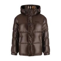 Burberry Chest Embroidery Puffer Jacket (Brown) 251204
