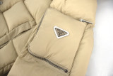 Prada Sleeve Pocket Puffer Jacket (Apricot) 251204