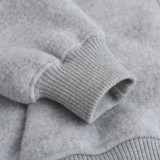 Canada Goose Wool Blend Hooded Coat (Light Gray)