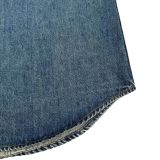 Gucci Demna Embroidered Logo Denim Long-Sleeve Shirt Jacket (Blue)