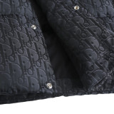 Dior 25FW All-Over Print Jacquard Lapel Down Jacket