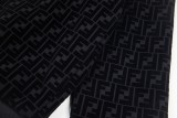 Fendi Logo Flocking Print Hooded Jacket