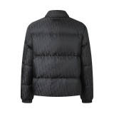 Dior 25FW All-Over Print Jacquard Lapel Down Jacket