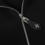 Louis Vuitton Leather-Trimmed Wool Zip Jacket