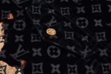 Louis Vuitton 24SS Flocking Cloud Pattern Denim Cotton Jacket