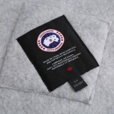 Canada Goose Wool Blend Hooded Coat (Light Gray)