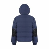 Bottega Veneta 25FW Leather-Panel Woven Puffer Jacket 251217