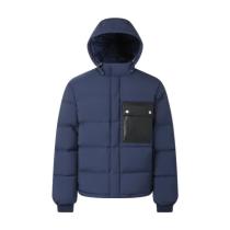 Bottega Veneta 25FW Leather-Panel Woven Puffer Jacket 251217