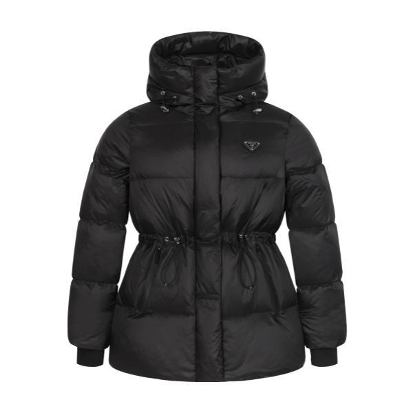 Prada 25SS Drawstring Waist Hooded Puffer Jacket 251217