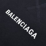 Balenciaga Front & Back Letter Embroidered Shirt Collar Hoodie 251217