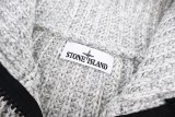 Stone Island Coarse Knit Cashmere Zip Hoodie Cardigan 251217
