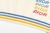 Dior Rainbow Lettering Knit Round Neck Sweater 251217