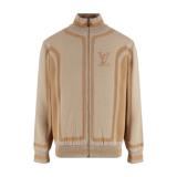 Louis Vuitton 26SS Two-Tone Jacquard Knit Zip Jacket 251224