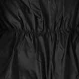 Prada Iconic Waist-Defining Hooded Down Jacket 251224