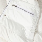 Chrome Hearts Subtle Jacquard Down Coat White 251224