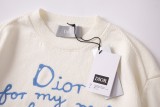 Dior Off-White Embroidered Knit Sweater 251231