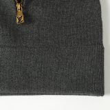 Louis Vuitton 25SS Jacquard Rib Stand Collar Zip Knit Jacket 251231