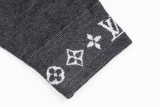 Louis Vuitton 25SS Jacquard Rib Stand Collar Knit Jacket (Gray) 260107