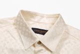 Louis Vuitton 2025SS Early Spring Subtle Jacquard Shirt (Off-white) 260107